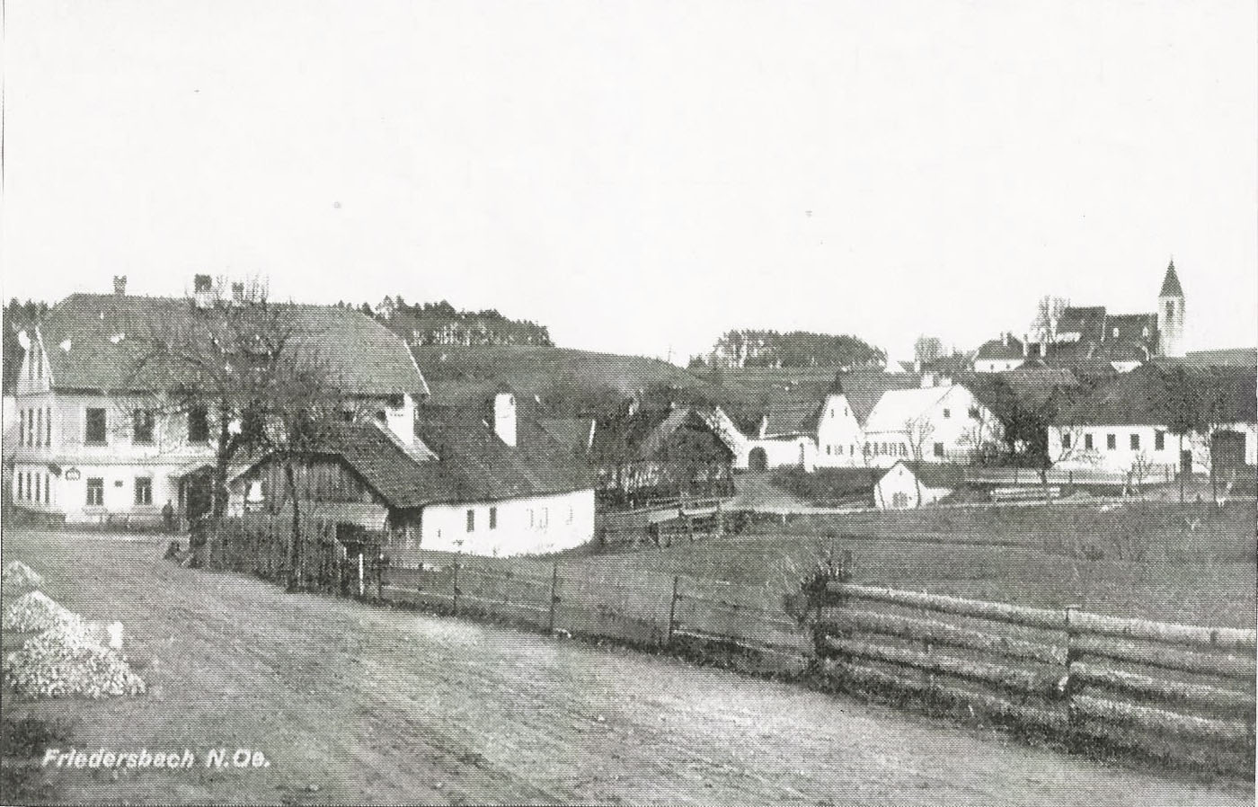 Alte Aufnahme von Friedersbach